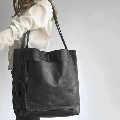 Elysia – Klasik Deri Tote Çanta